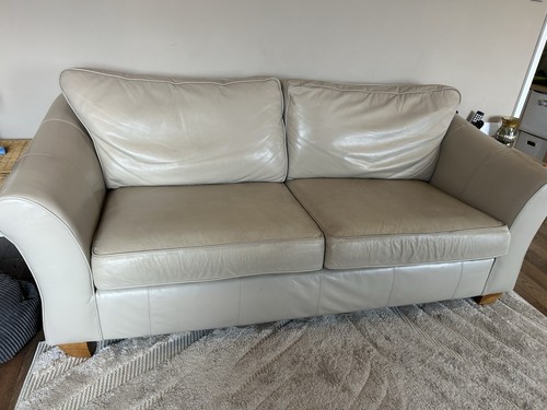 Cream seater sofa - cream, 3