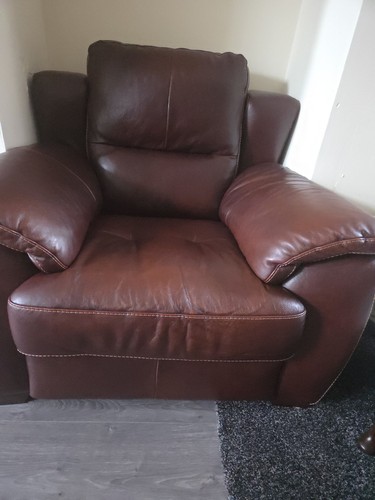 Leather sofa - leather,