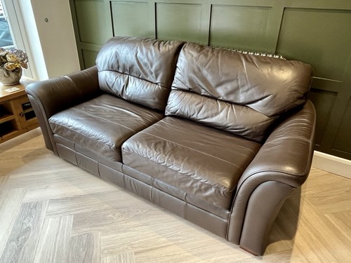Large brown leather - large,