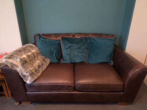 Chocolate brown leather - chocolate,
