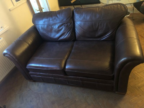 Leather sofa - m&s,