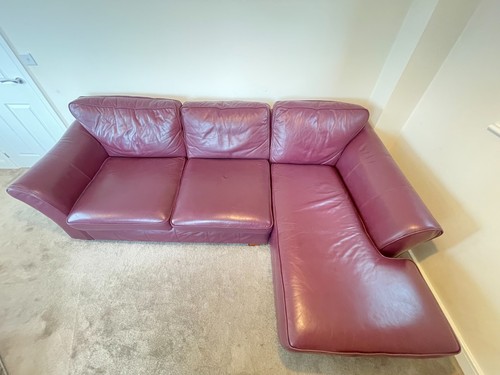 Leather sofa good condition - leather, in